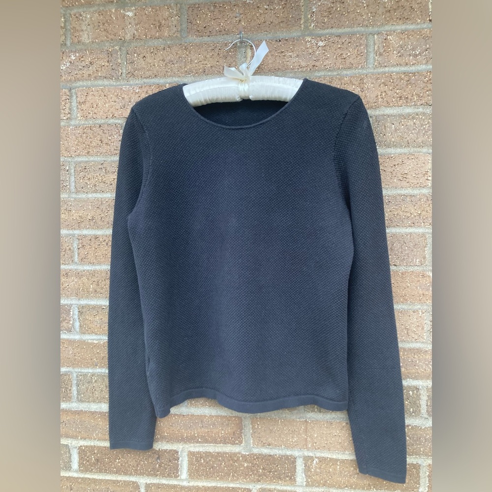 Loft, Black knit Sweater, S